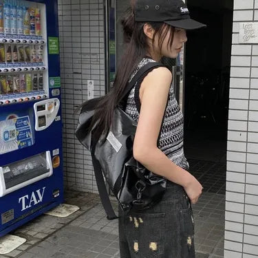 Next Glossy Boston Bag