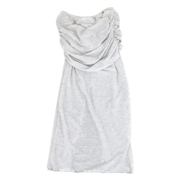 Ini Shirred Layered Long Skirt