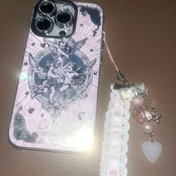 Bilts Keyring Set Glossy Angel Full Cover iPhone Case