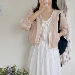 Super Thin! Summer Hooded Windbreaker Jacket