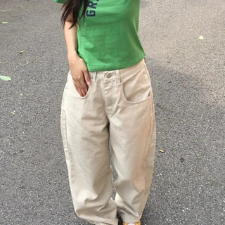 Debt Cotton Wide Pants