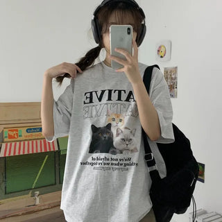 Annie Cat short-sleeve T-shirt