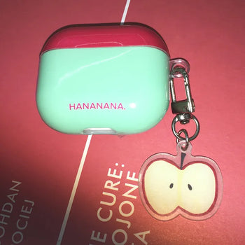 Apple Keyring Set Color Block AirPods Case