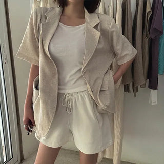 Daily Elastic Waist Shorts