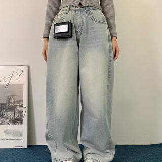 [Short, Long/Hip Fit] Side Pintuck Washed Wide Oversized Long Denim Pants (5 colors)