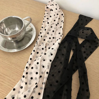 Dot Mesh Scarf | Dot Lace Mesh Scarf