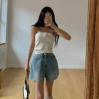 Bohang 3/4 Denim Shorts
