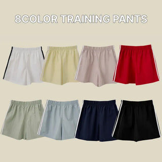 Side detail, daily elastic band training shorts