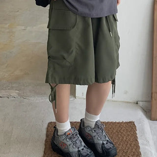[UNISEX] Rivet Cargo Bermuda Shorts
