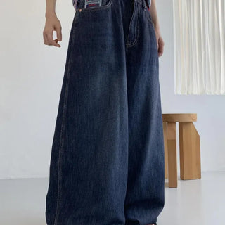 [OOTJ] Friends Balloon Raw Fabric Flowy Summer Denim Pants