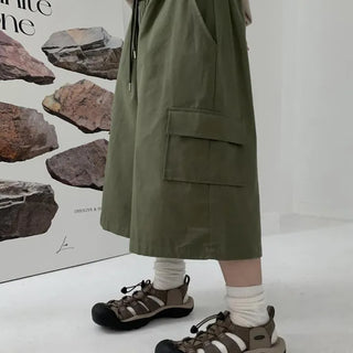 [UNISEX] Four Seasons 3/4 Bermuda Cargo Pants