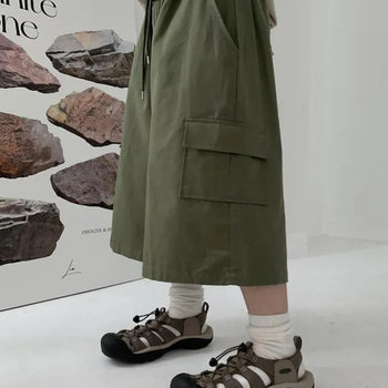 [UNISEX] Four Seasons 3/4 Bermuda Cargo Pants