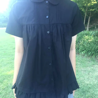 Mumu Frill Pintuck Shirt