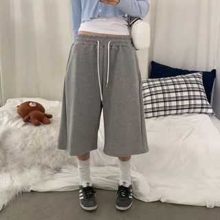 [High Density/Hip Fit] Summer Side Pintuck Oversized Bermuda Shorts Training Pants (4 colors)