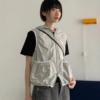 Rune hooded vest