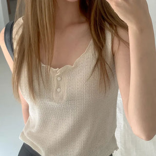 Toronto Button Sleeveless