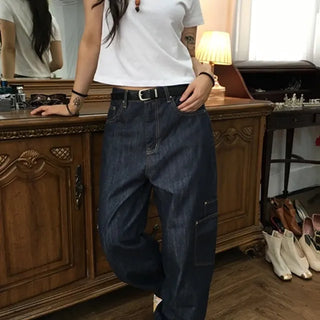 Rainy Non-Fade Cargo Denim
