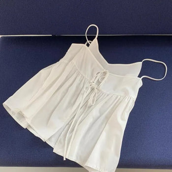 Cent back knot bustier