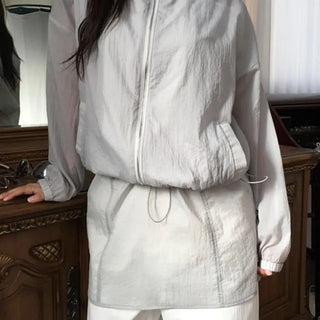 Plain Nylon Windbreaker