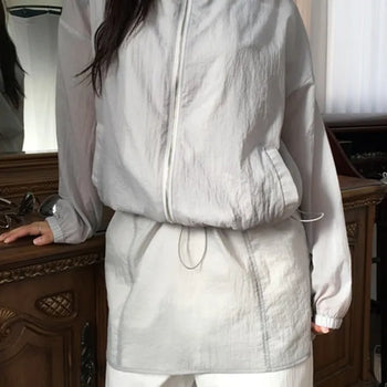Plain Nylon Windbreaker