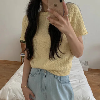 Ruby short-sleeve knit