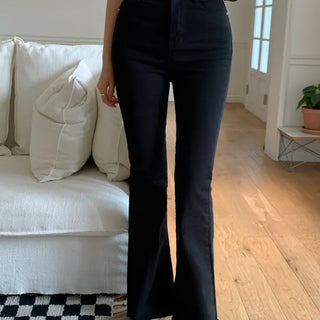 Blint Slim Long Bootcut Cotton Pants