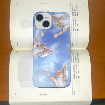 Sky Cat Bizarre Cat Hard iPhone Case
