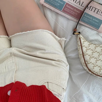 Comfortable Basic Cut Cotton Shorts