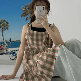 Aid tiered dress