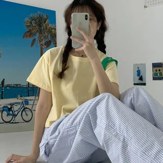 (15 colors!) Damon Crop Short Sleeve Tee