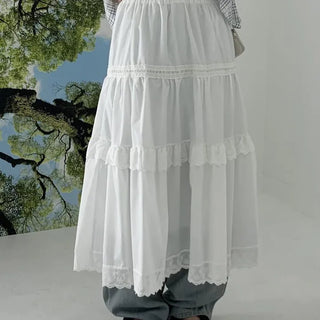 Natsu Lace Long Skirt