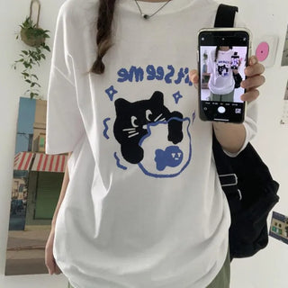[UNISEX] Fish Cat Short Sleeve T-shirt
