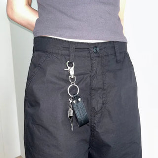 leather key ring