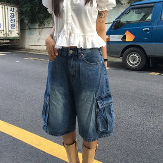 Cio Cargo Bermuda Denim
