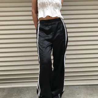 Lace track pants