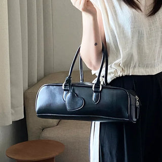 Simple Long Baguette Bag   Daily Bag, Work Bag, Square Tote Bag