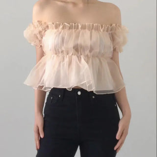 Organza Balloon Blouse