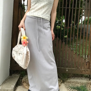 Low Maxi Skirt (2 colors)