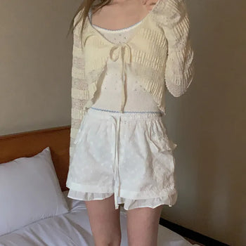 Bege Bolero Cardigan