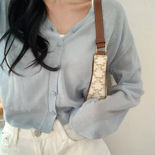 Ellie Summer Linen V-Neck Cardigan