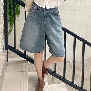Below Denim Bermuda Shorts