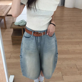 Half & Half Bermuda Denim
