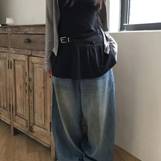 Mega Wide Long Denim