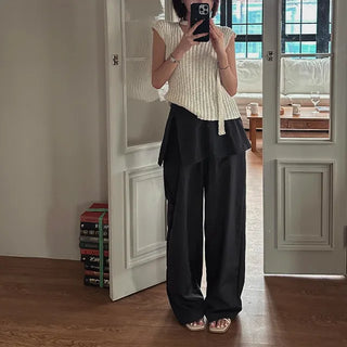 Miz Wrap Skirt Wide Pants