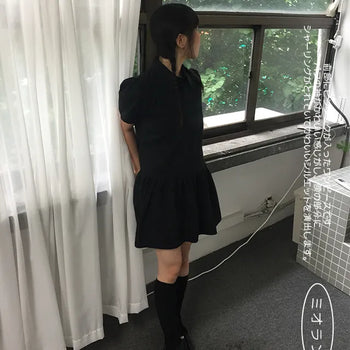 Kuya Pintuck Puff Midi Dress