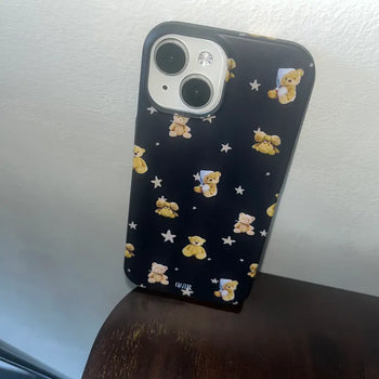Bear Teddy Bear Pattern Hard iPhone Case