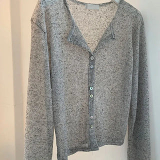 Linen Mother-of-Pearl Button Cardigan 3 Colors