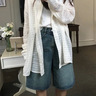 Boyfit Bermuda Denim
