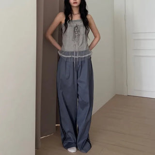 dot jersey track pants