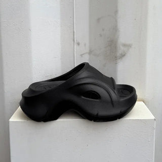 ◈Waterproof Item◈7cm◈Platform Slippers Gorpcore Platform Heel Height-Increasing Clogs Waterbomb Aqua Swimwear Blockcore Rain Boots Waterproof Ugly Summer Shoes